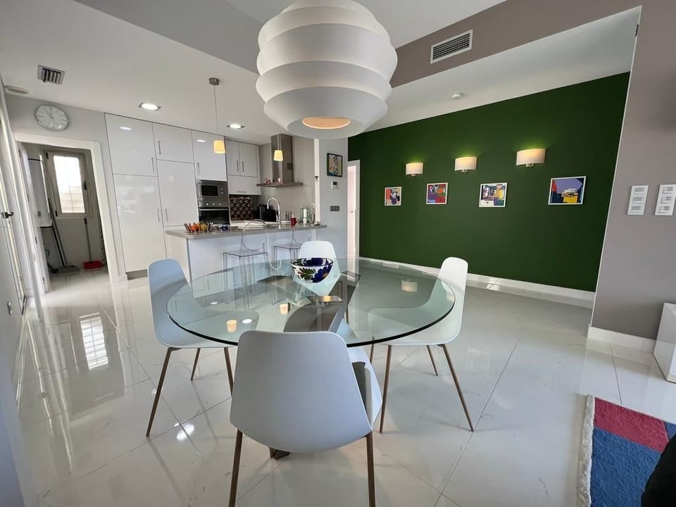 Dining area for the villa