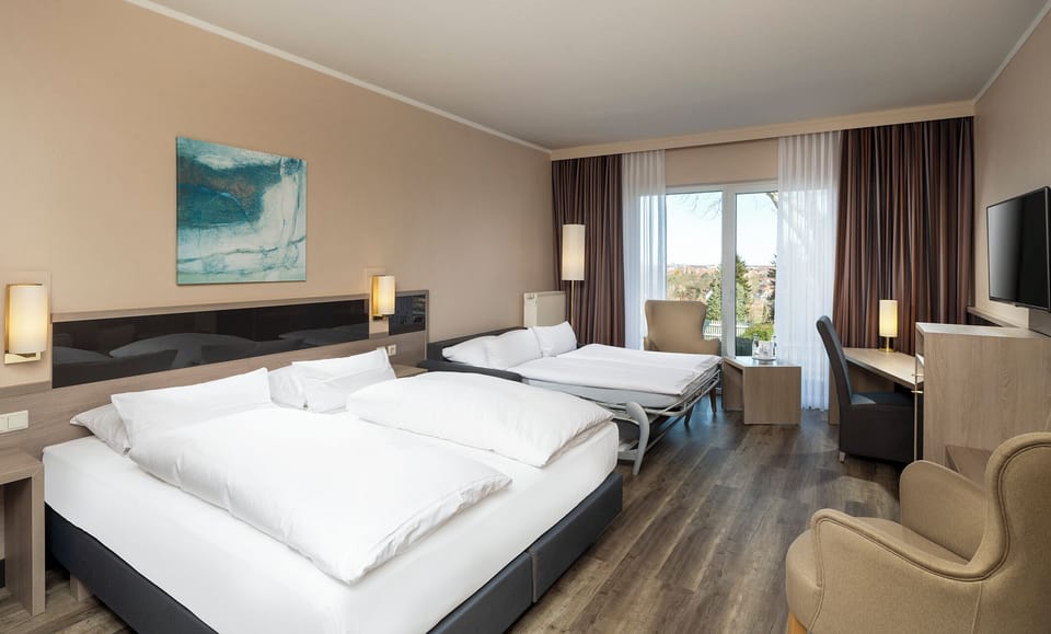 Exclusive Double Room | Premium bedding, in-room safe, desk, laptop workspace