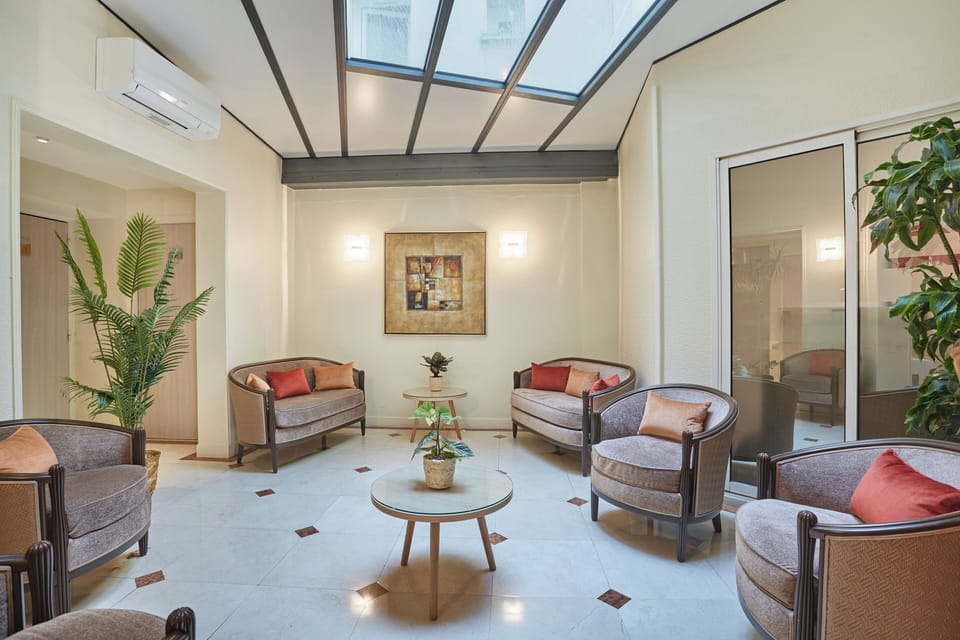 Lobby sitting area