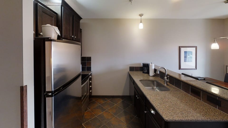 Refrigerator, Floor, Sink, Flooring, Sink Faucet
