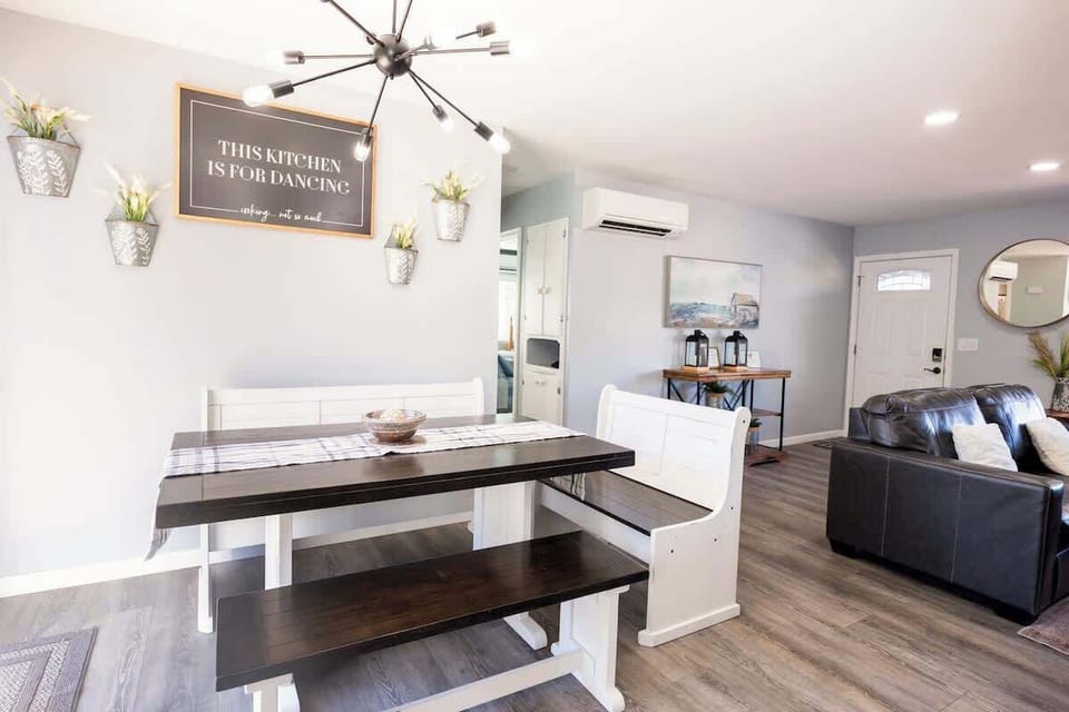 Dining room is next to kitchen Island as well for additional seating. 