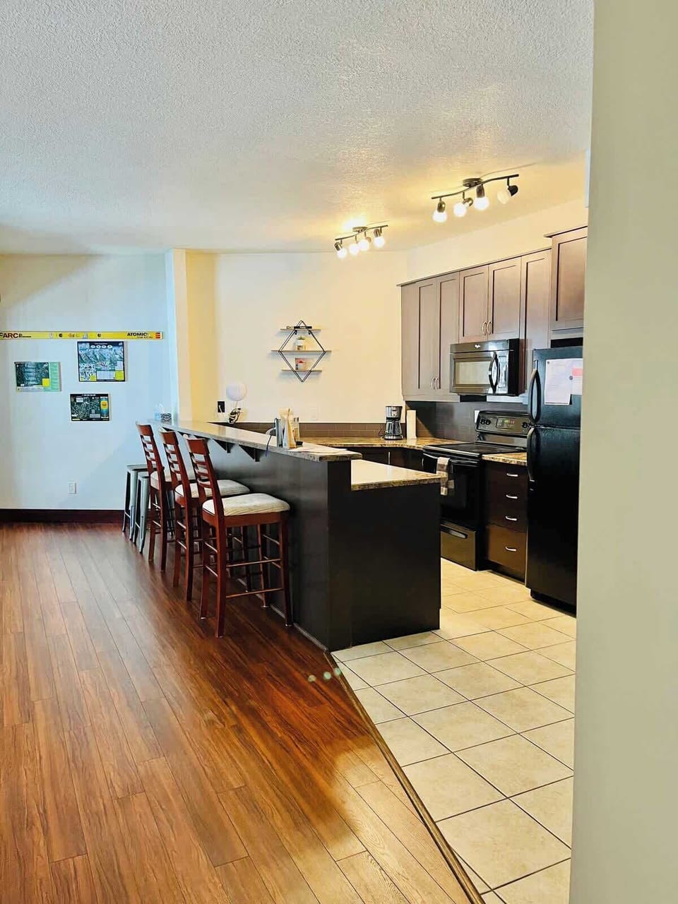 Fuel your mountain days from this practical kitchen space.