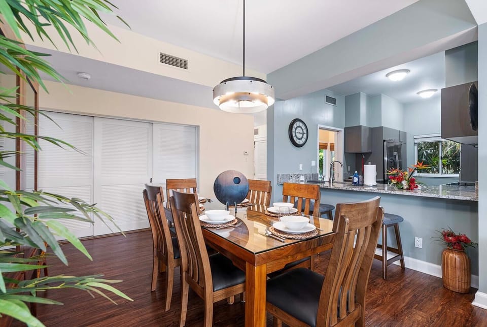 Indoor dining table for 8