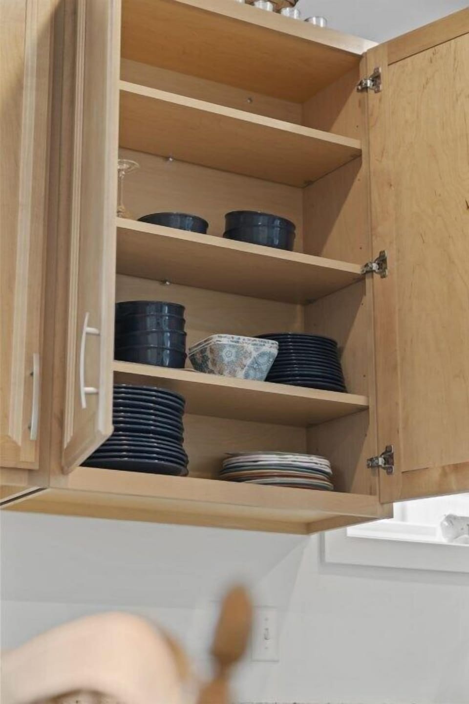 Kitchen fully stocked with household essentials