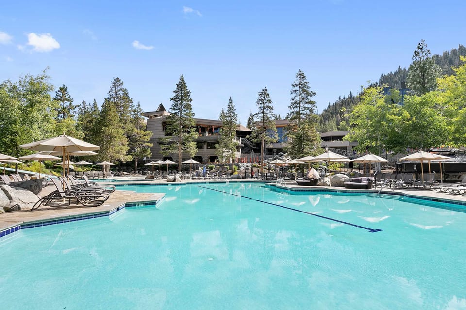 Exterior: Resort outdoor pool – one of many amenities available to guests
