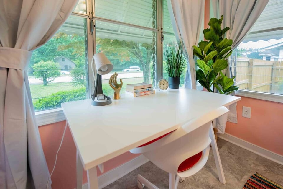 Stay productive in our dedicated workspace designed for remote work.