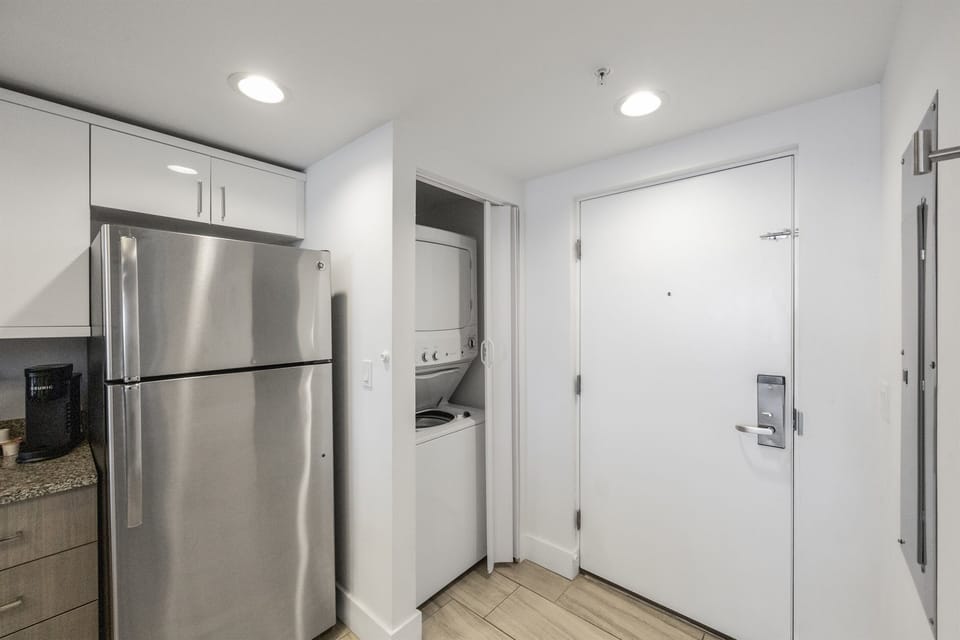 In unit washer and dryer