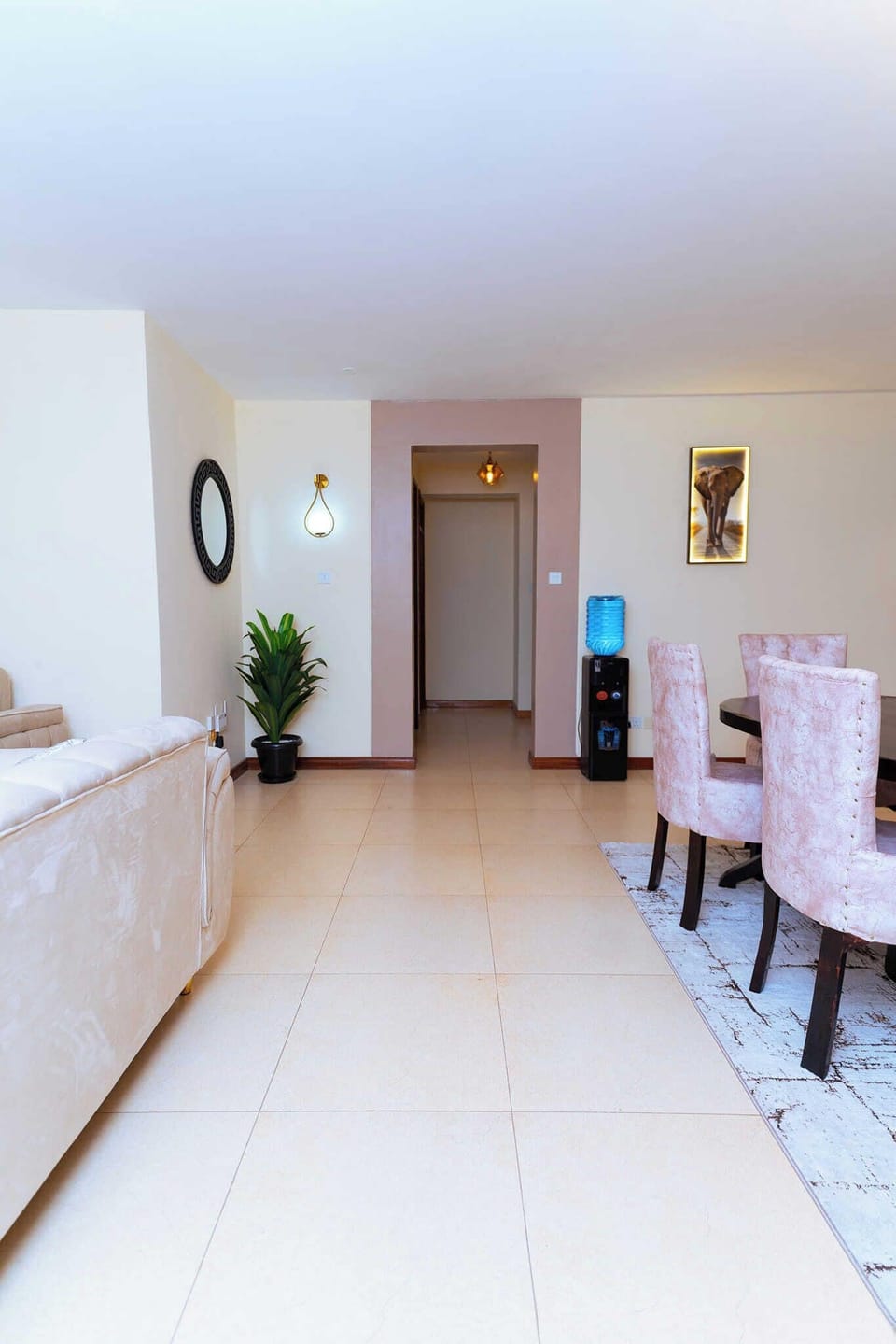 Family Apartment | Living area | 24-inch Smart TV with digital channels