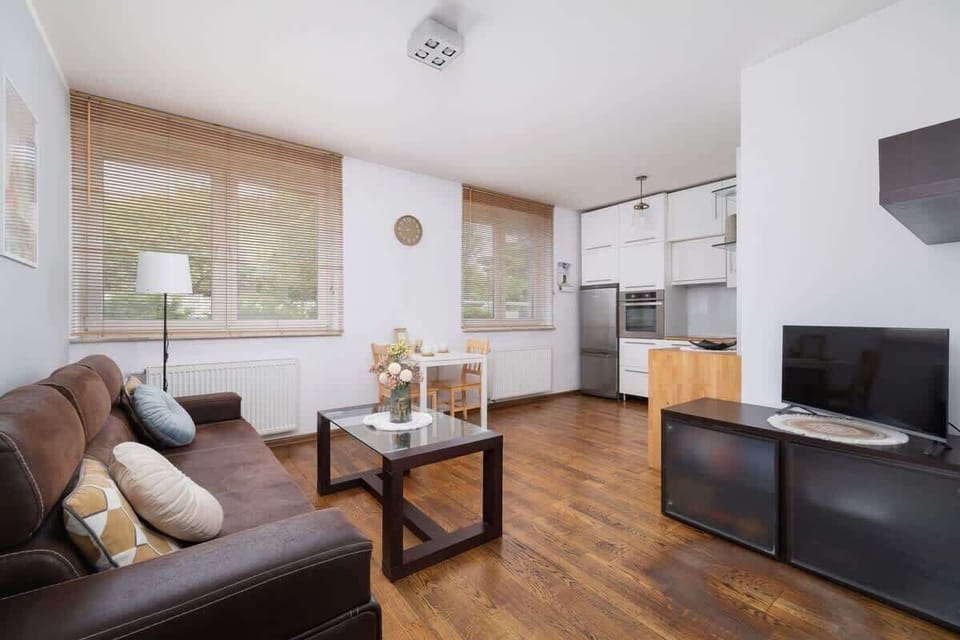 Spacious living room with full equipment. 