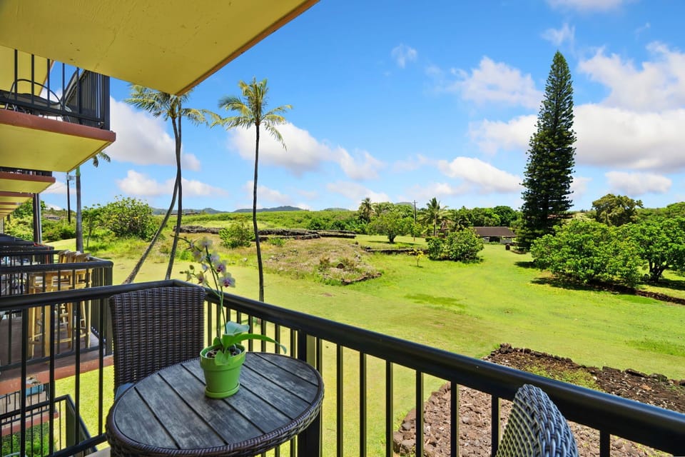 The first lanai from the living room!