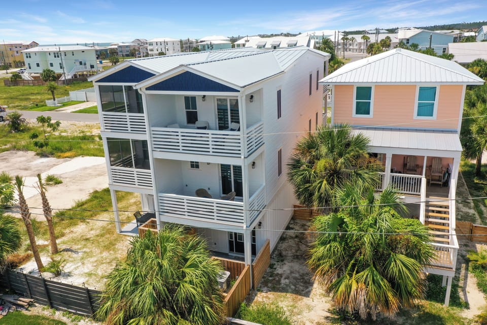 Two Decks on Back of House