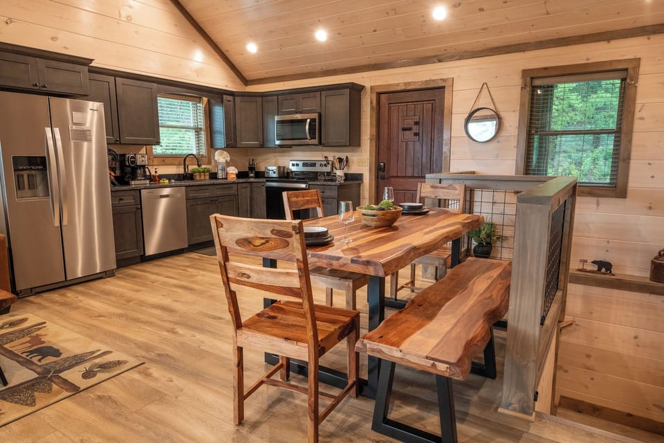 Away From It All's open living area