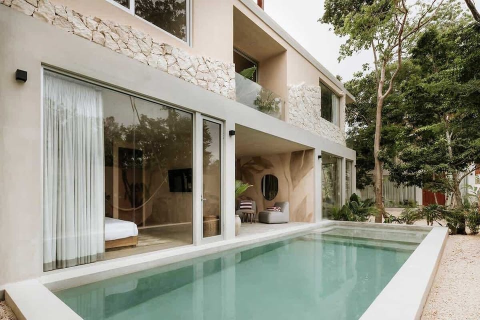 large private pool