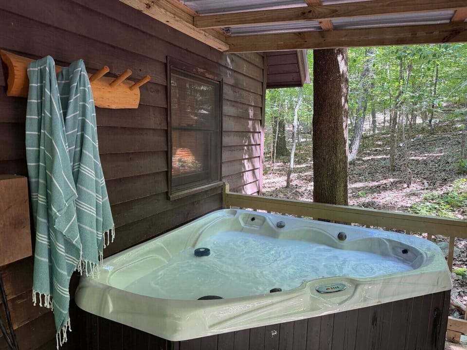 Soak your cares away as you listen to the sounds of the mountain around you.