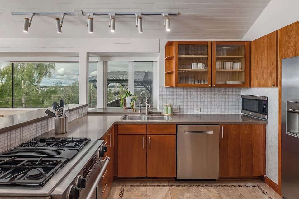 Brand new stainless steel appliances