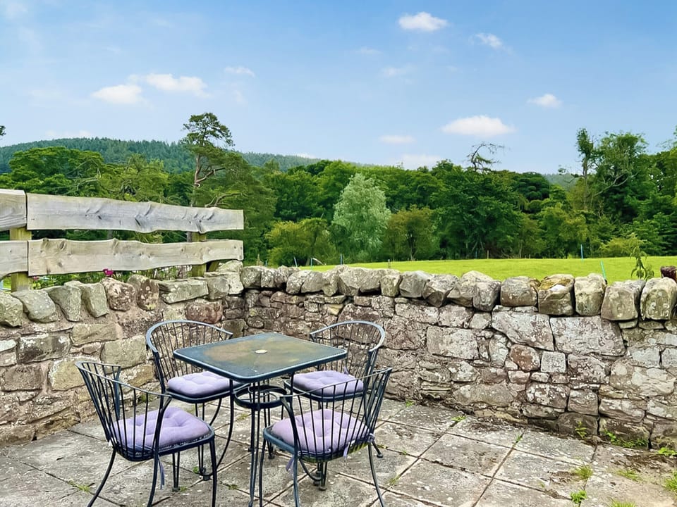 Patio | Groom&rsquo;s Cottage, Chatton, near Alnwick