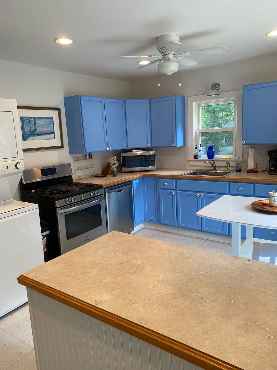Kitchen as seen from main entrance.