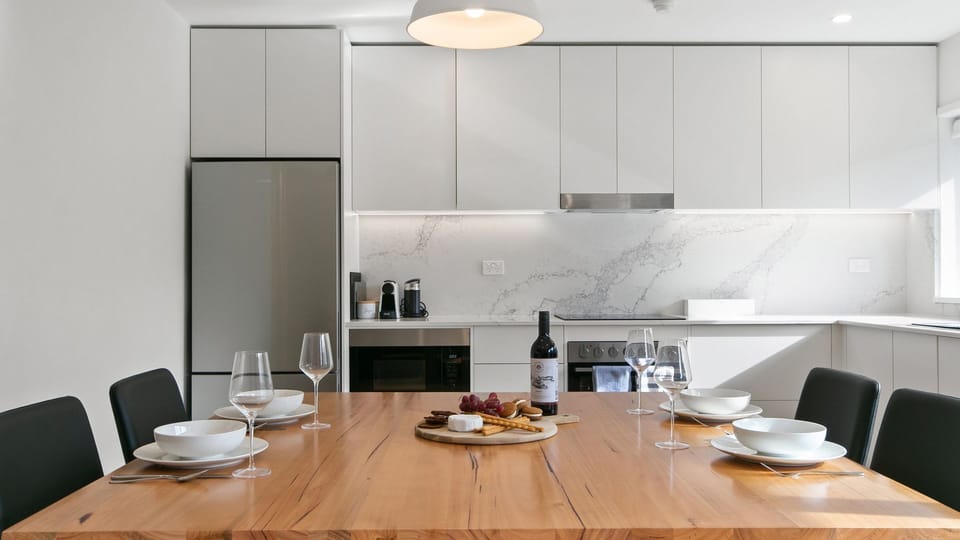 Kitchen, dining