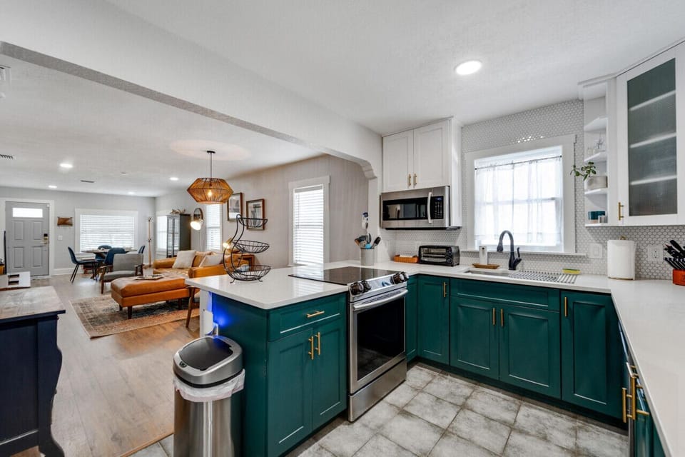 Modern Kitchen Area With Spacious Countertops