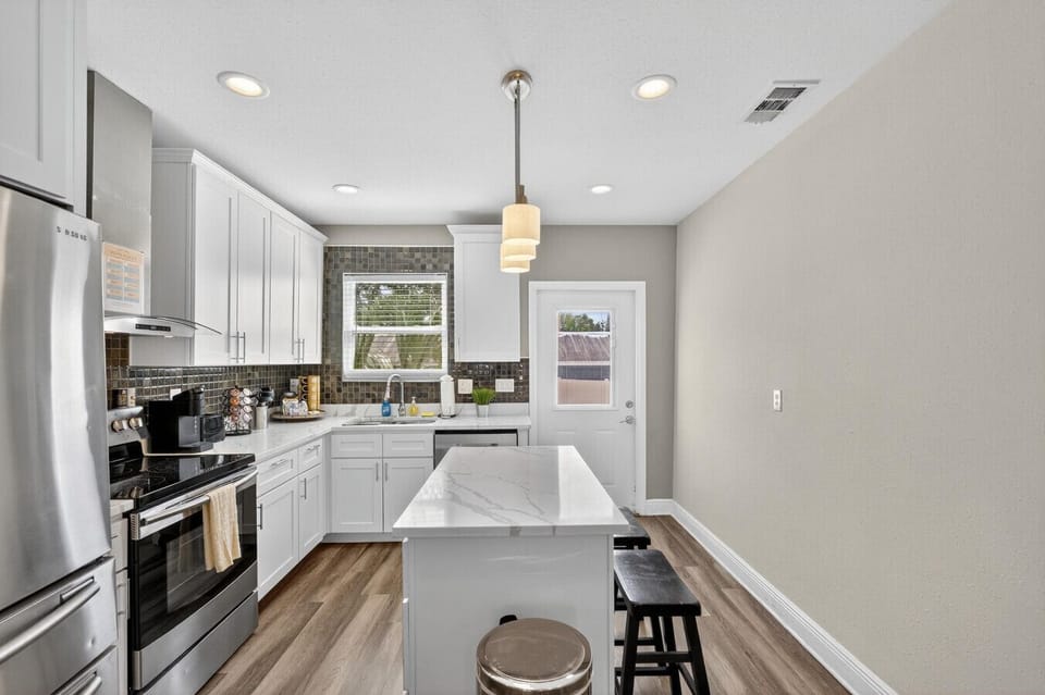 Kitchen with Bar Seating