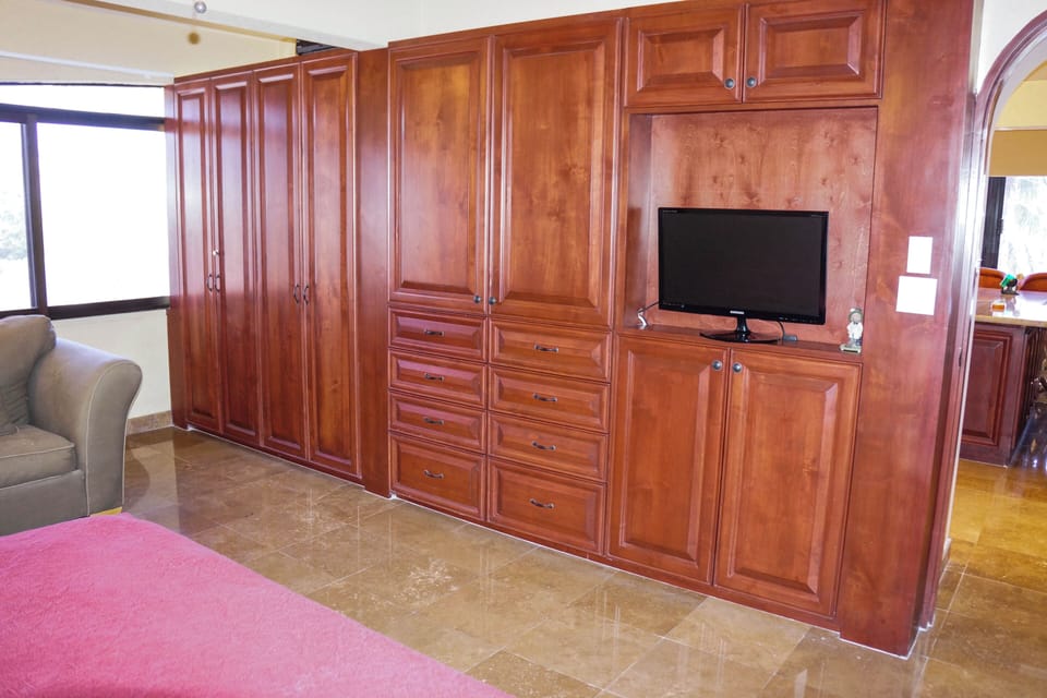 Master Bedroom Closets & TV