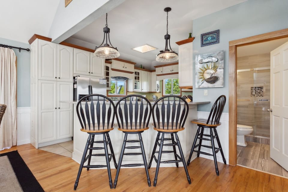Sit at the Counter Bar with additional seating.