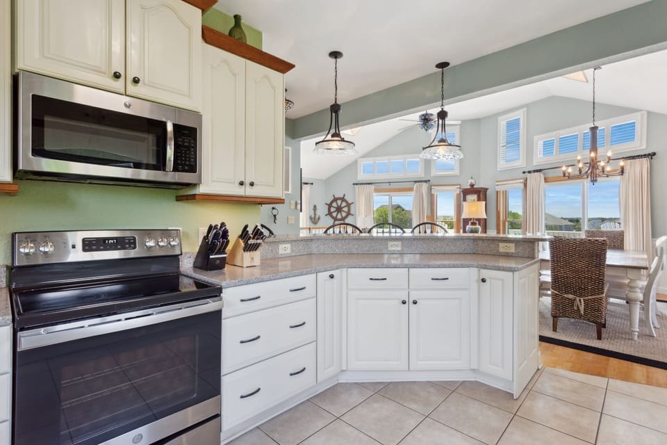 Whip up something delicious in the Kitchen with modern appliances.