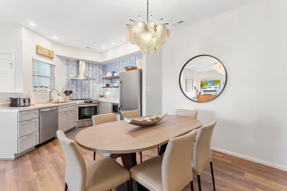 The Kitchen and Dining Area are perfect for enjoying a meal together with your loved ones.