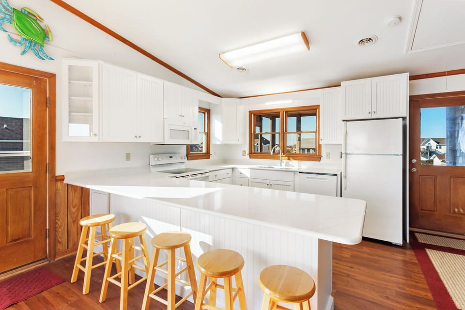 The elegant Kitchen is perfect for whipping up a meal the whole family will enjoy.
