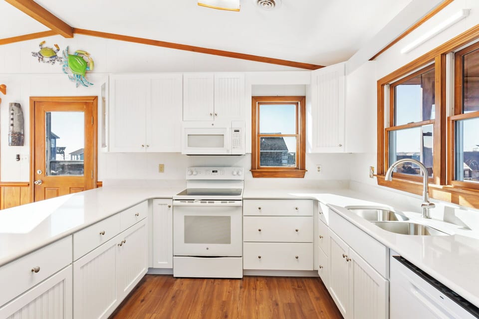 The elegant Kitchen is perfect for whipping up a meal the whole family will enjoy.