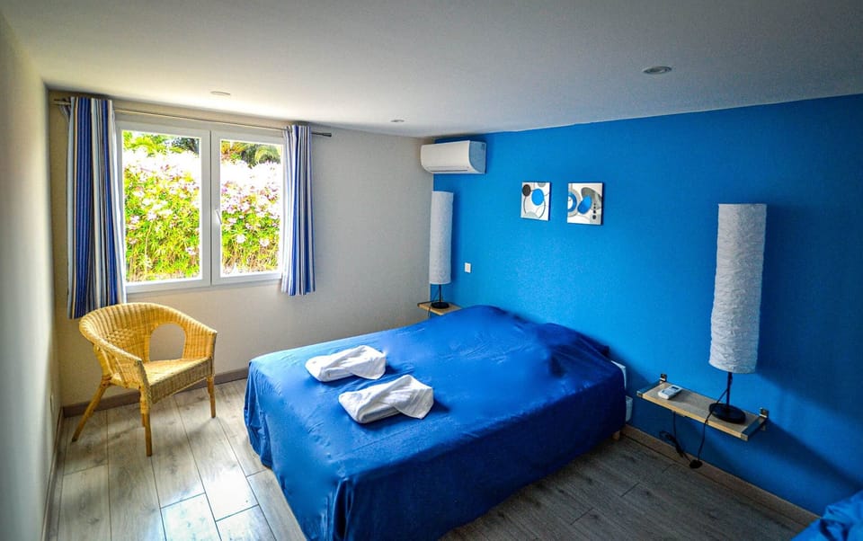 Chambre double - gîte Bleu Azur