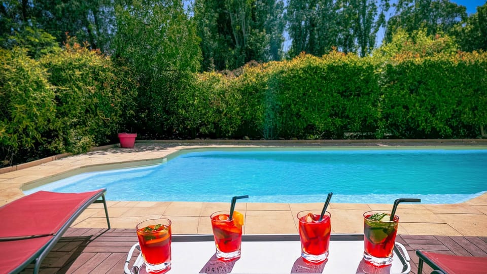Accès à la piscine