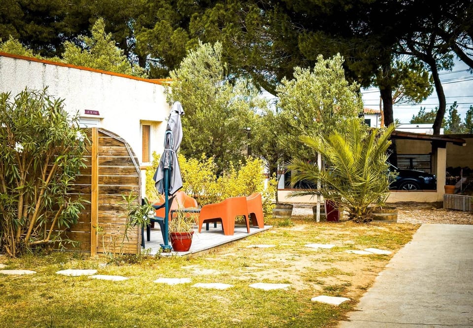 Terrasse - gîte Lie de Vin