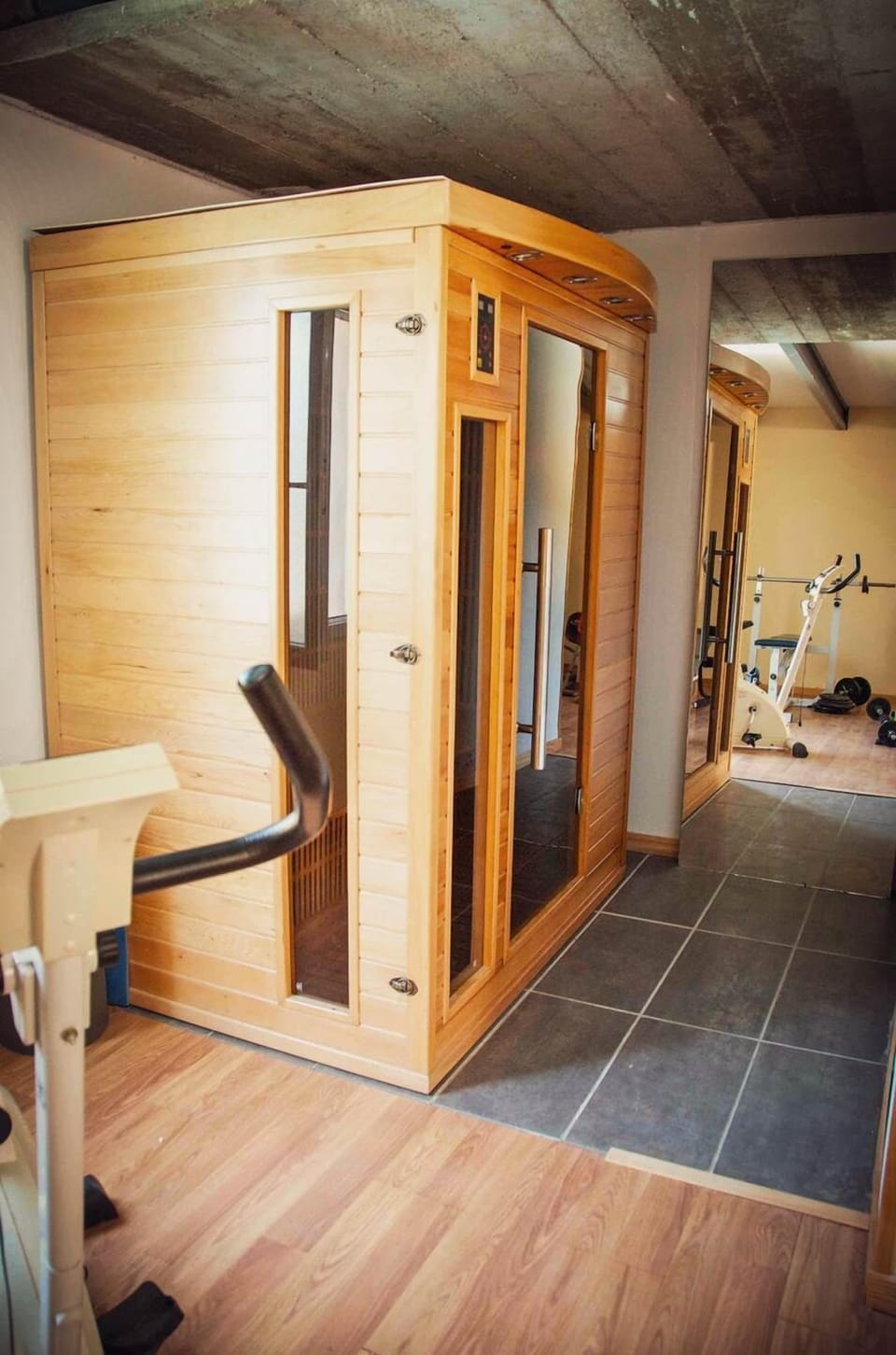 Accès au sauna