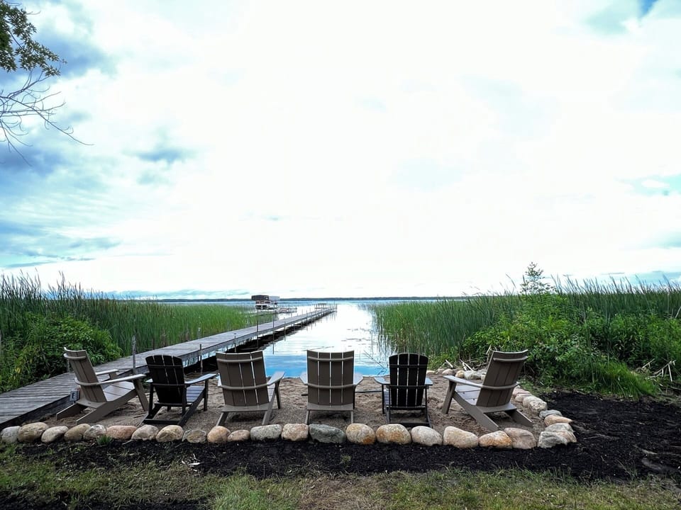 Beach Front View On Lake Edward