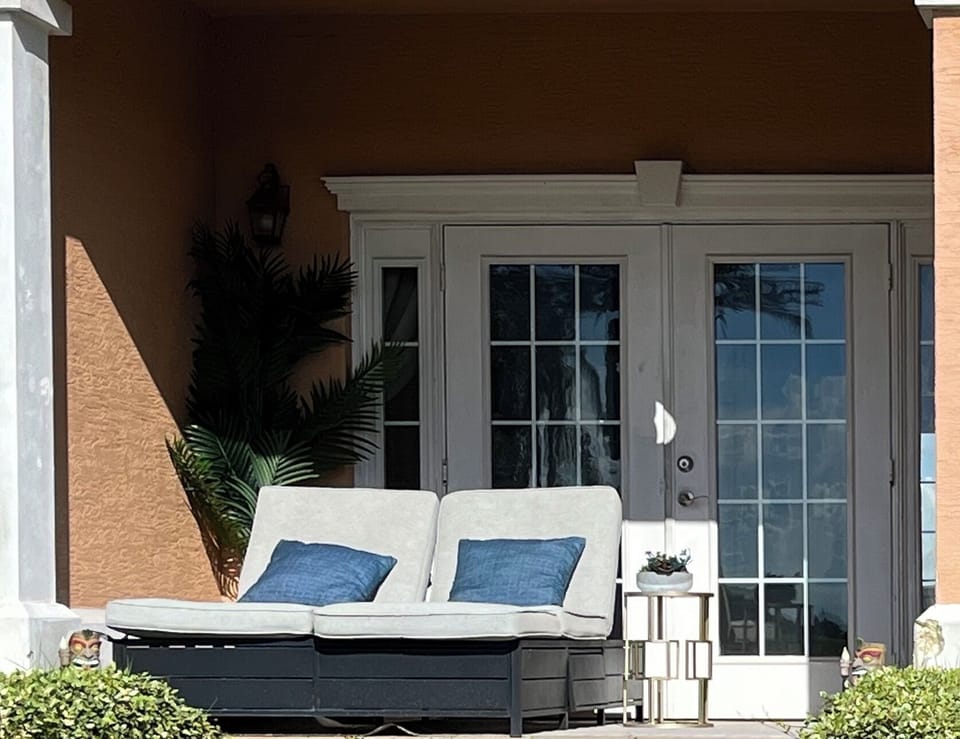 Master's bedroom porch