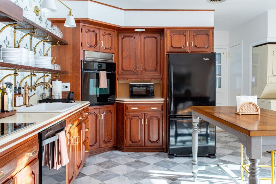 Kitchen includes new appliances