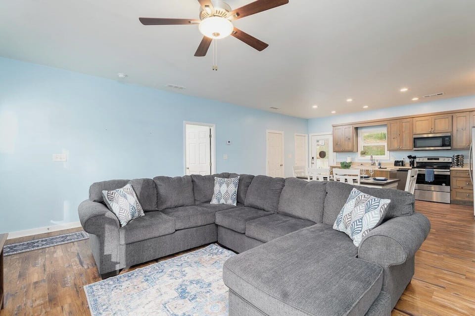 Large, comfy couch