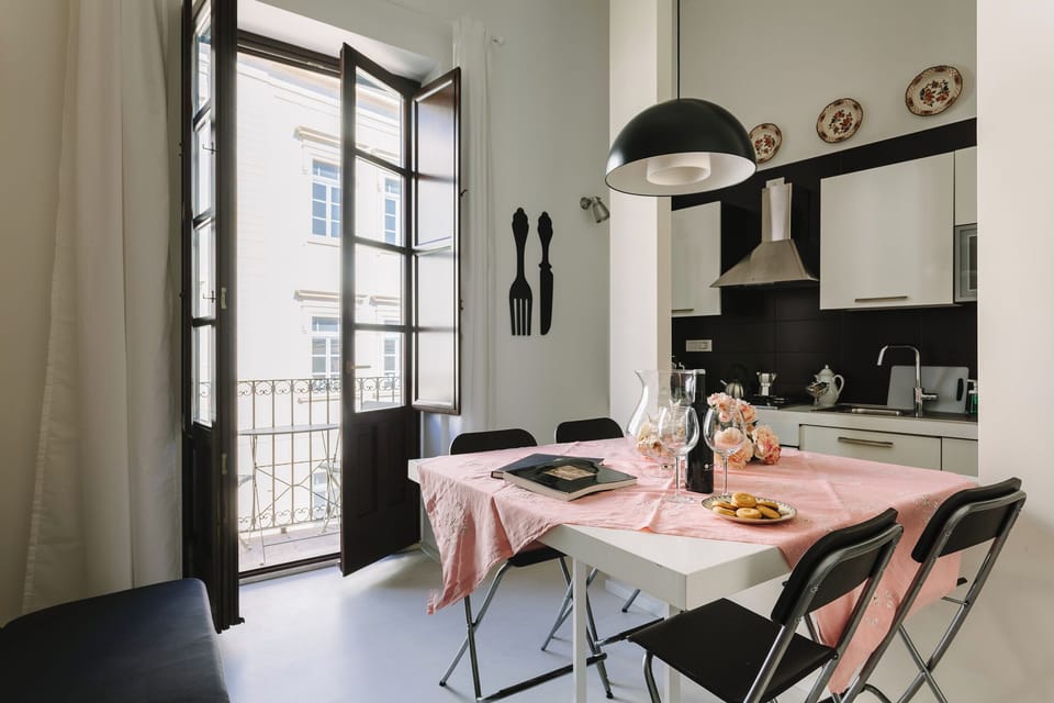 Apartment, 2 Bedrooms | Living area | 30-inch TV with cable channels