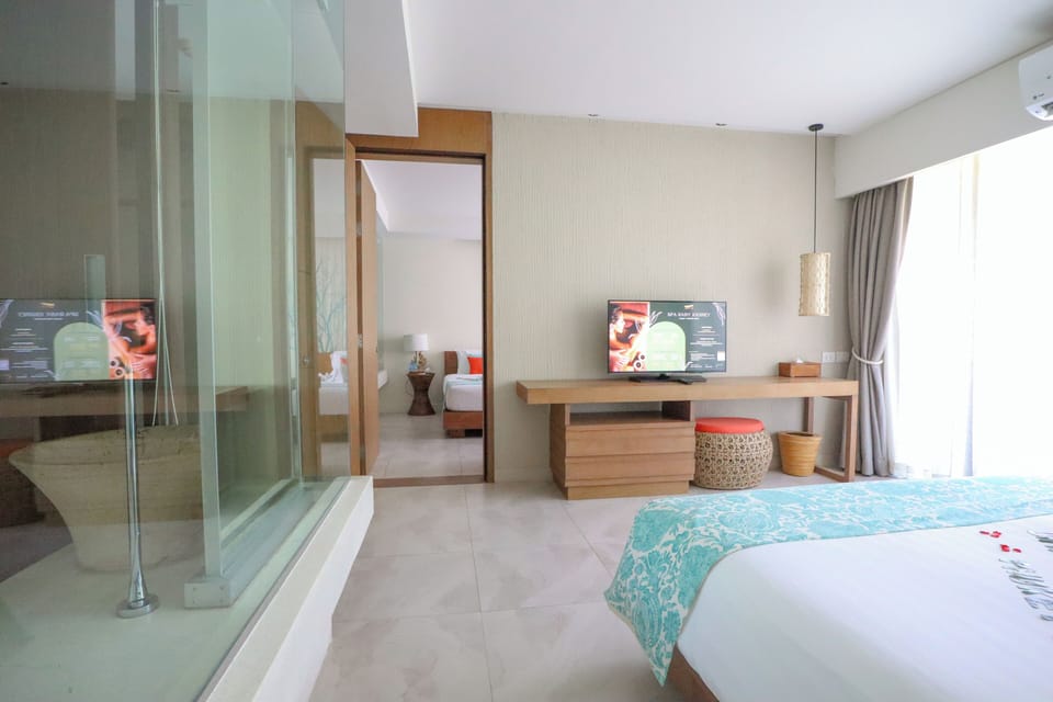 Deluxe Room, 2 Bedrooms, Connecting Rooms | In-room safe, desk, blackout drapes, iron/ironing board