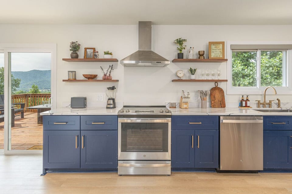 Kitchen with Deck Entrance