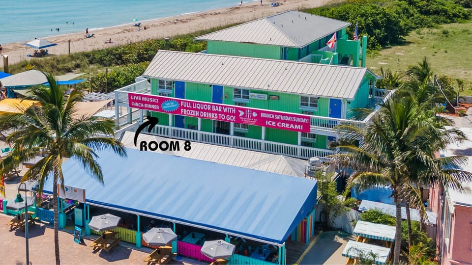 Room 8 in the Inlet Building has a shared balcony.