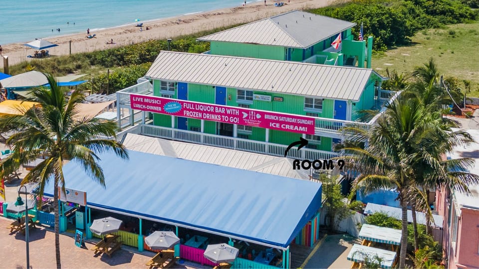 Room 9 in the Inlet Building has a shared balcony.