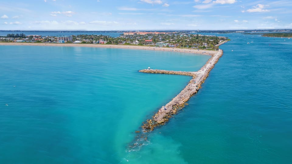 The 1,000' jetty offers the perfect spot to take in Fort Pierce's world-famous sunrises, catch fish, or enjoy a stroll for sightseeing.