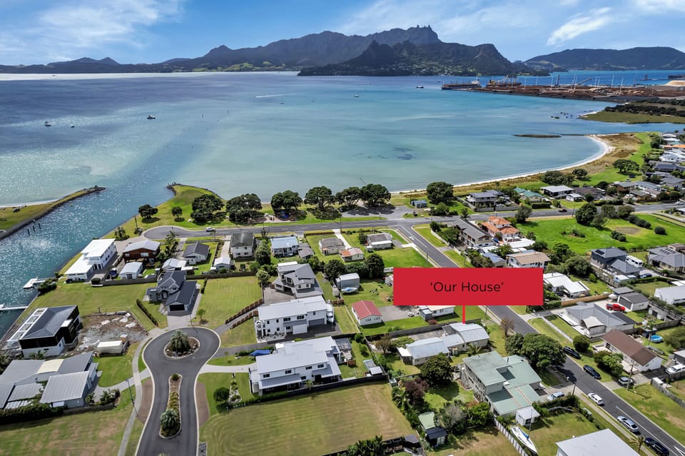 Drone footage showing location