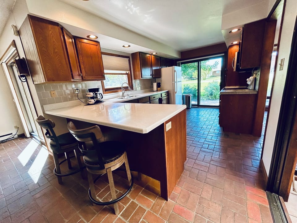 Large kitchen for cooking