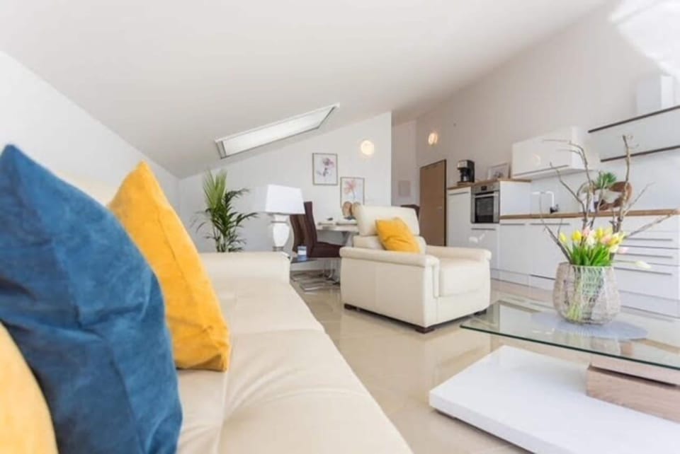 Apartment, 1 Bedroom | Living area | TV