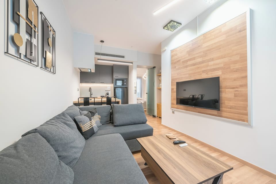 Comfort Apartment, City View | Living area