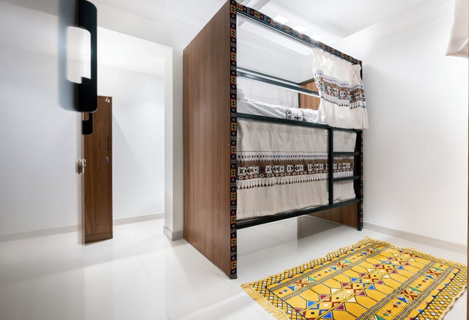 Single Bed in Dormitory Male Room ( 4 Beds ) | 1 bedroom, free WiFi