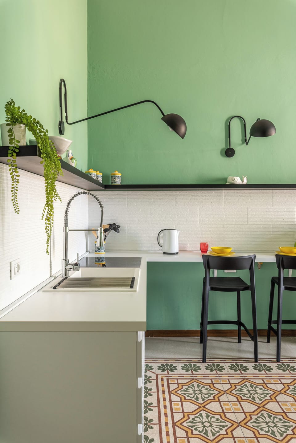 Apartment, Balcony, City View | Private kitchen | Full-size fridge, microwave, espresso maker, electric kettle